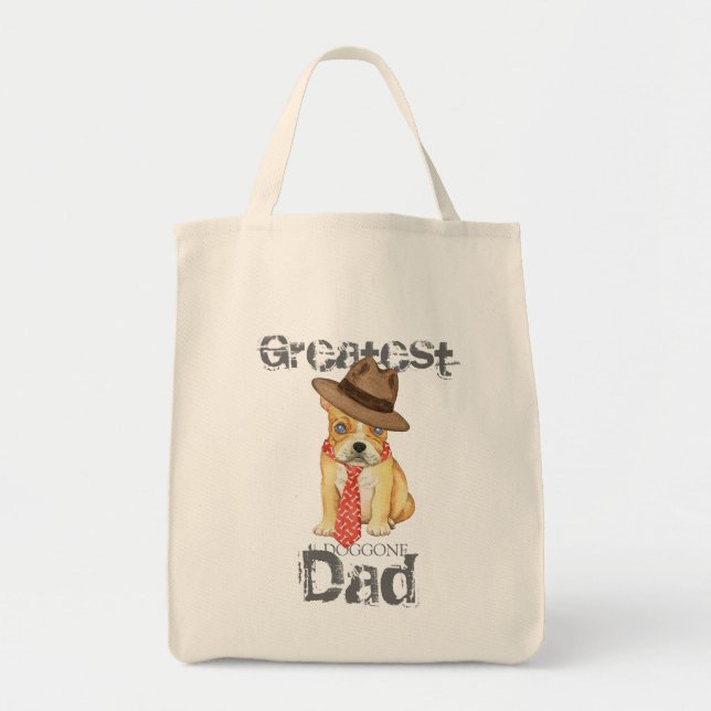 Tote Bag French Bulldog Papa (Devant)