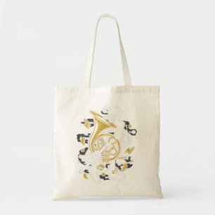 Tote Bag French Horn Cadeau pour la musique Enseignant Fun 