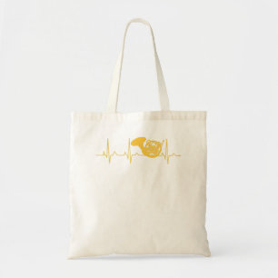 Tote Bag French Horn Music Amour Heartbeat French Horn4