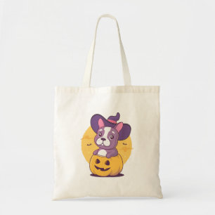 Tote Bag Frenchie Halloween
