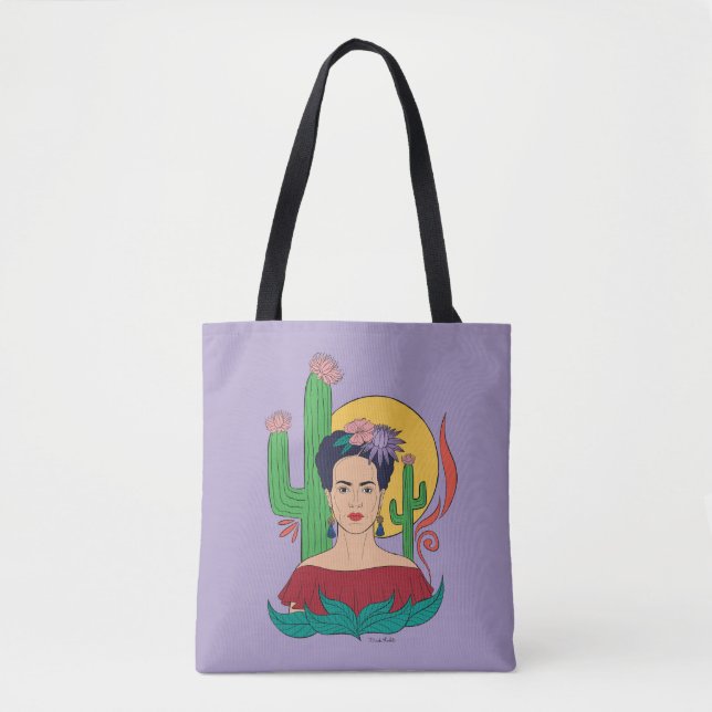 Tote Bag Frida Kahlo Desert Graphic (Devant)