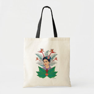 Tote Bag Frida Kahlo Oiseaux de Paradis Floral Graphic