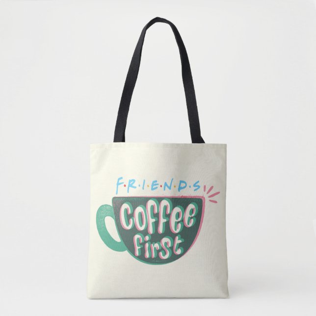 Tote Bag FRIENDS™ | Café d'abord (Devant)
