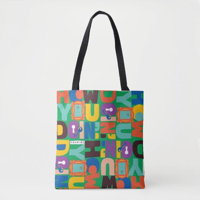 Tote Bag FRIENDS™ | Comment vas-tu Modèle Vif (Devant)