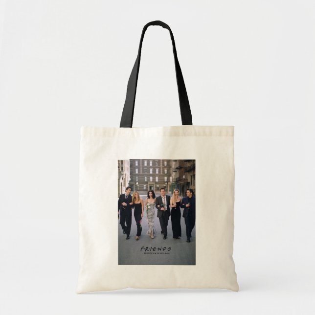 Tote Bag FRIENDS™ | Couples en tenue de soirée (Devant)