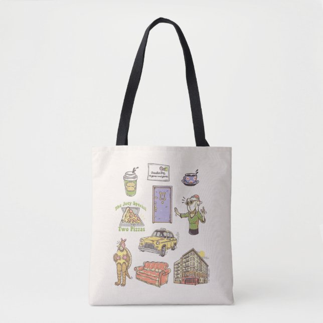Tote Bag FRIENDS™ | Icônes de dessin animé Graphique (Devant)