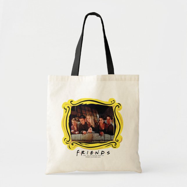 Tote Bag FRIENDS™ | Le Gang sur le Balcon (Devant)