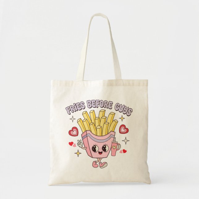 Tote Bag Fries avant les garçons (Devant)