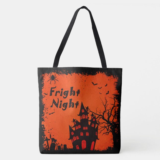 Tote Bag Fright Night Haunted House (Devant)