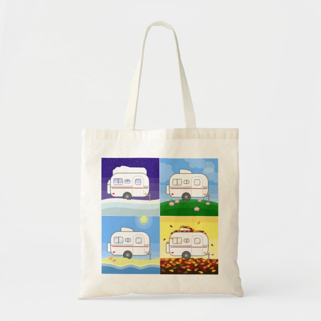 Tote Bag Fripouille de quatre saisons (Devant)