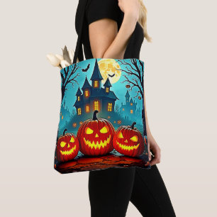 Tote Bag Frissons dans une maison hantée pour une nuit effr