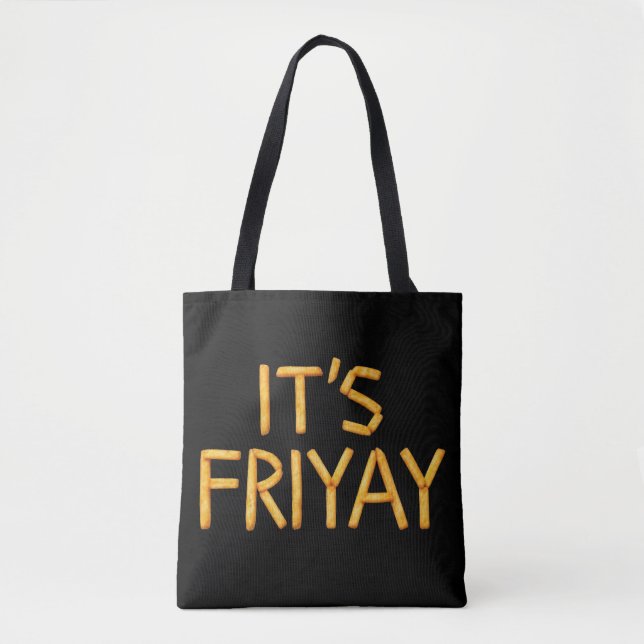 Tote Bag Frites du vendredi (Devant)