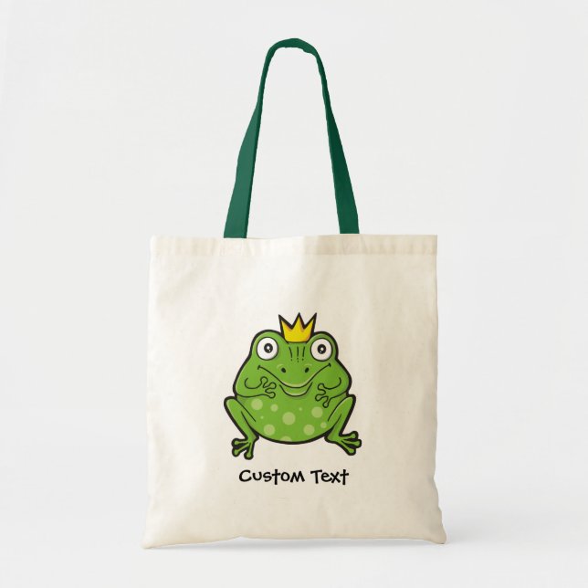 Tote Bag Frog Cartoon (Devant)