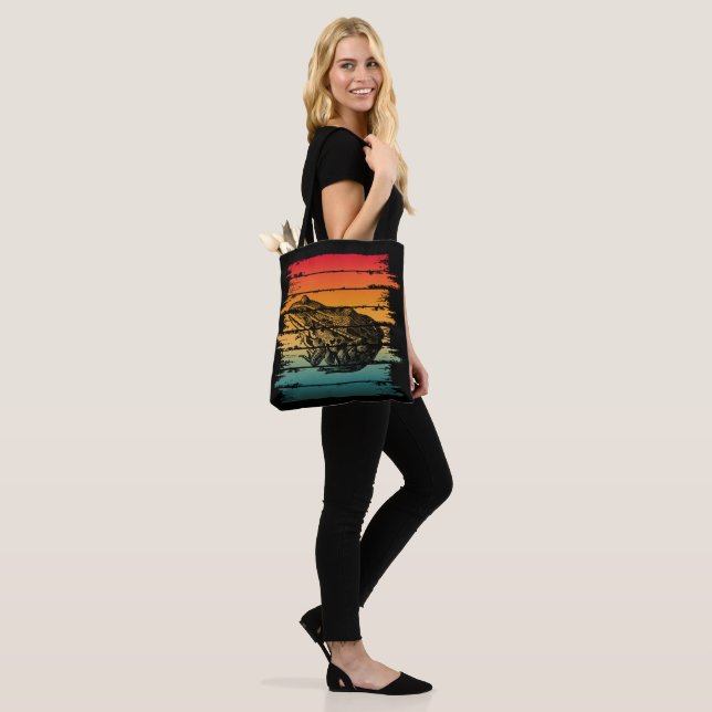 TOTE BAG FROGUE VINTAGE (Sur le modèle)