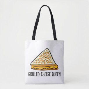 Tote Bag Fromage Grillé Queen Funny Fromage Grillé