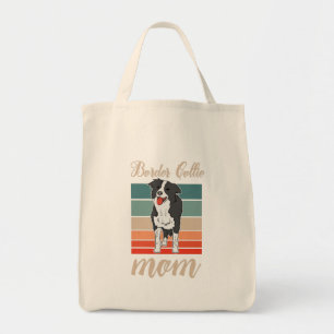 Tote Bag Frontière Collie Maman Fête des mères Chien