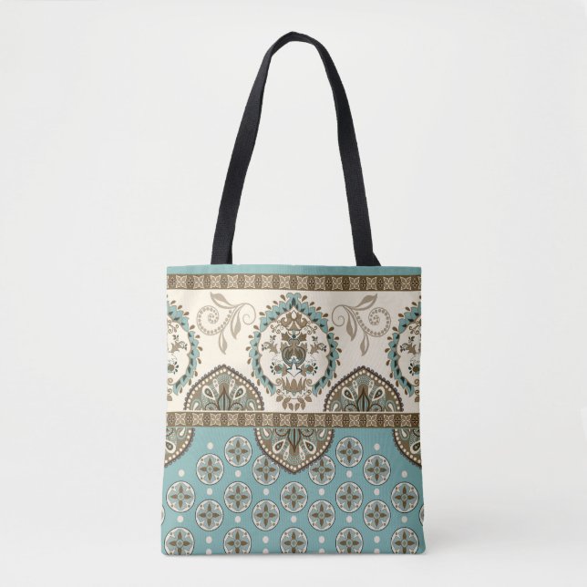 Tote Bag Frontière décorative de style marocain (Devant)