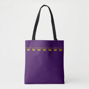Tote Bag Frontière d'or vintage de couronne + vos idées