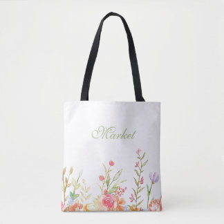 Tote Bag Frontière florale