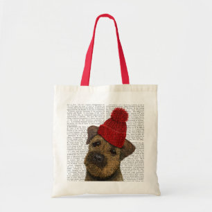 Tote Bag Frontière Terrier avec le casquette rouge 3 de