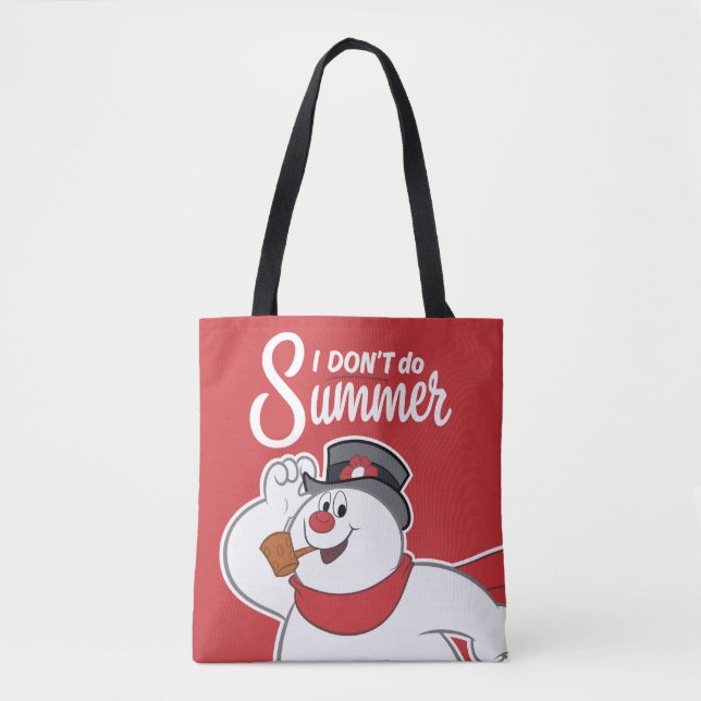 Tote Bag Frosty the Snowman™ | Je ne fais pas l'été (Devant)