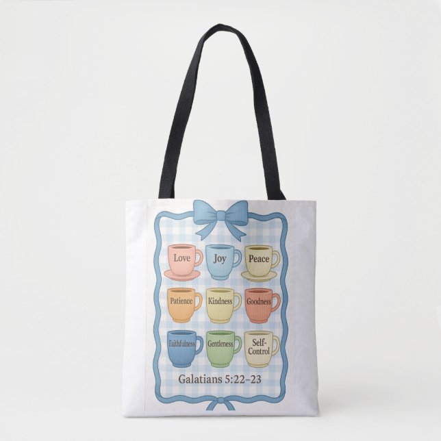 Tote Bag Fruit bleu de l'Esprit (Devant)