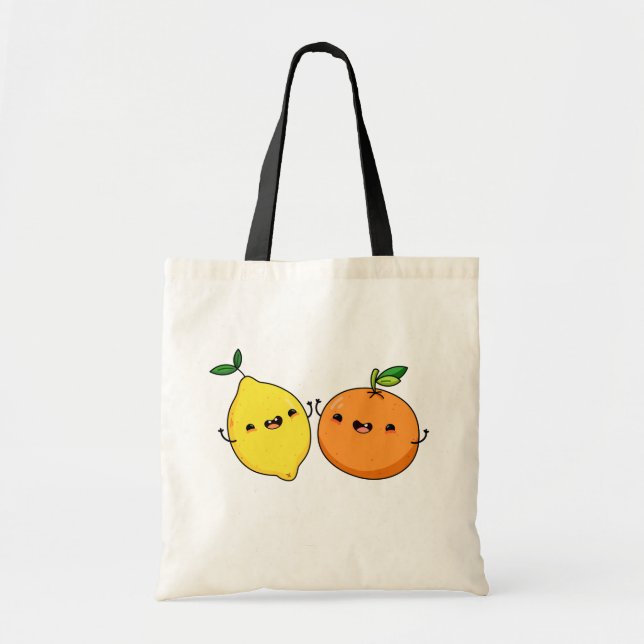 Tote Bag Fruit Cute Kawaii (Devant)