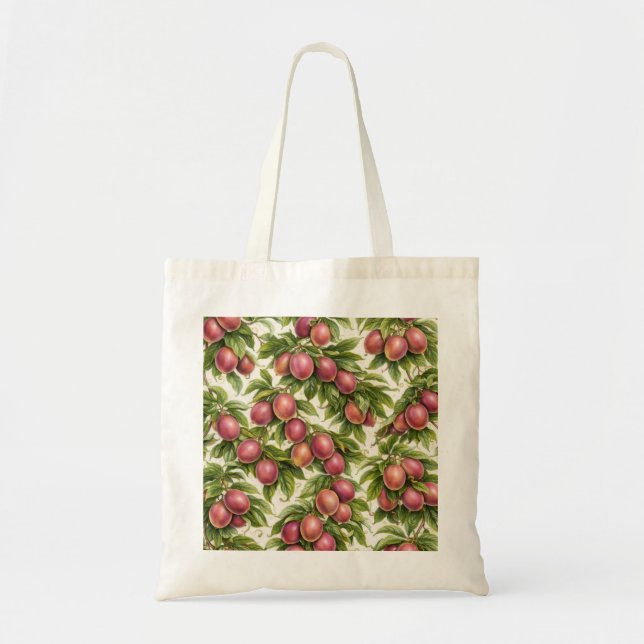 Tote Bag Fruit de la passion pourpre botanique (Devant)