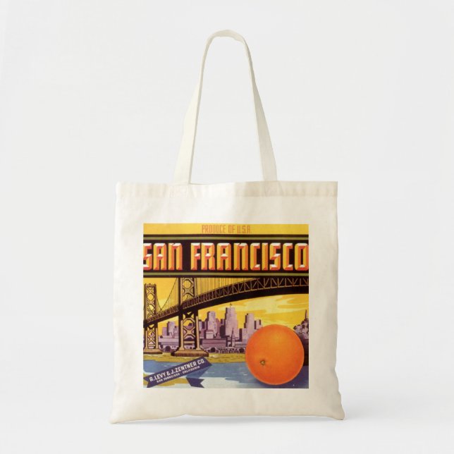Tote Bag fruit de San Francisco (Devant)