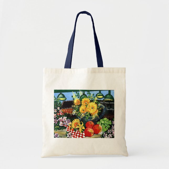 Tote Bag Fruit et fleurs (Devant)