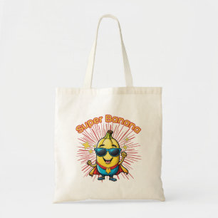 Tote Bag Fruit Hero : Super Aventure Banane kawaii