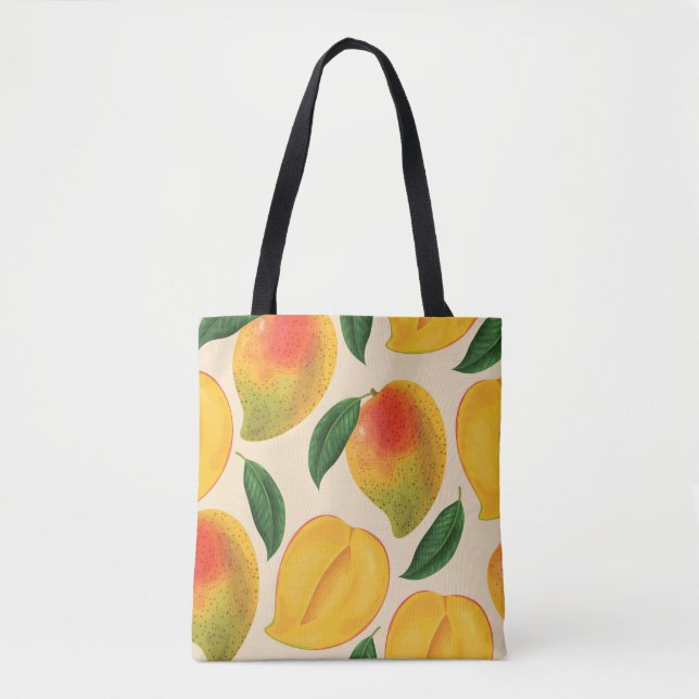Tote Bag Fruit Mango Motif sans joint (Devant)