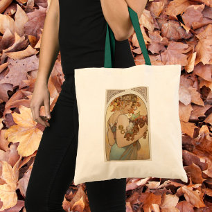 Tote Bag Fruit par Alphonse Mucha, Art Nouveau vintage