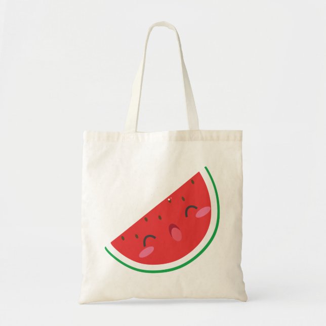 Tote Bag Fruit, pastèque, mignonne (Devant)