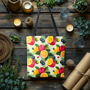 Tote Bag Fruit personnalisé - Vivant mode de vie sain