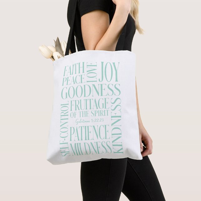 Tote Bag Fruitage de l'Esprit Galates 5 (Créateur téléchargé)