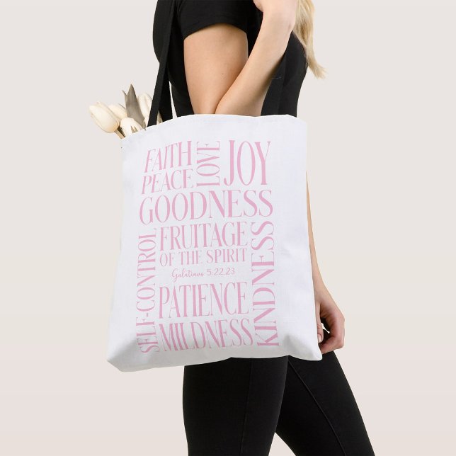 Tote Bag Fruitage de l'Esprit Galates 5 (Créateur téléchargé)