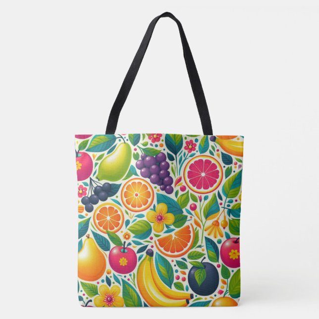 Tote Bag Fruits colorés (Devant)