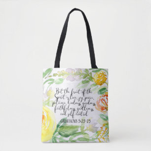 Tote Bag Fruits de l'esprit Art chrétien
