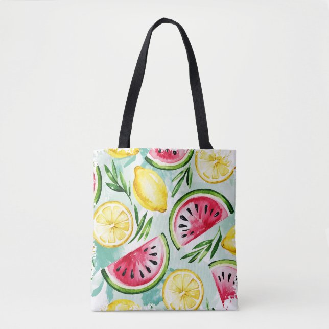 Tote Bag Fruits d'été (Devant)