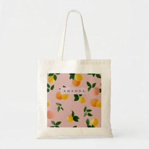 Tote Bag Fruits d'orange citron mignon personnalisés
