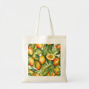Tote Bag Fruits et feuilles de mangue