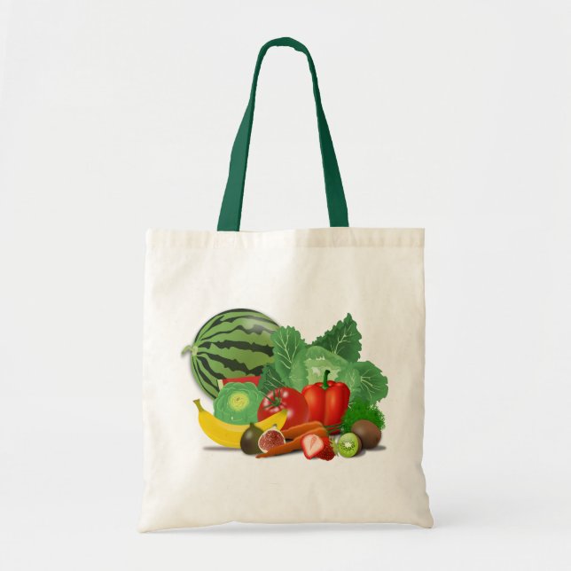 Tote Bag Fruits et légumes (Devant)