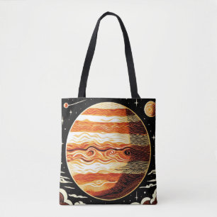 Tote Bag FSF Jupiter Woodcut 3