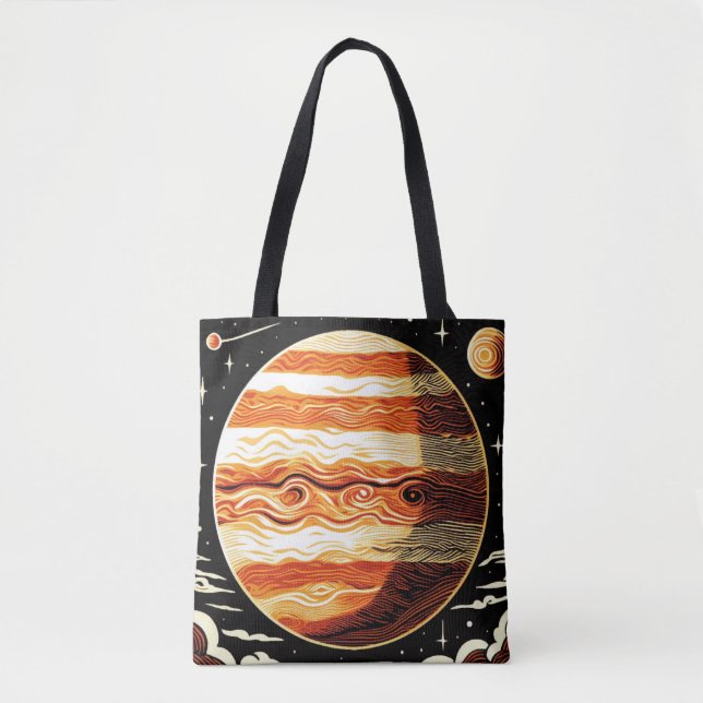 Tote Bag FSF Jupiter Woodcut 3 (Devant)