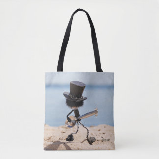 Tote Bag Fubby guitariste avec chapeau look alike Slash.