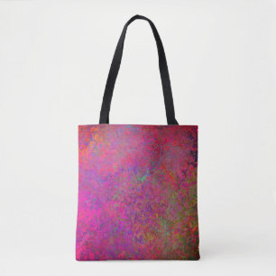 Tote Bag Fuchia and turquoise texture