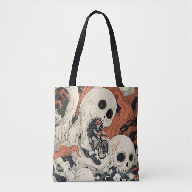 Tote Bag Fuir le Yokai japonais (Devant)
