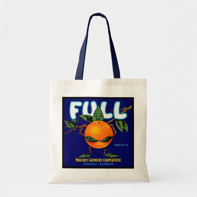 Tote Bag Full - Orange Crate Label (Devant)
