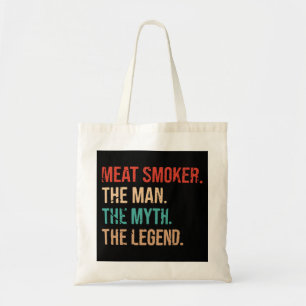 Tote Bag Fumeur de viande Fumeur de barbecue Vintage Grille